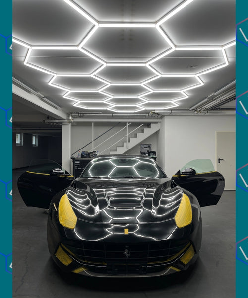 Hexagon Lighting 15 Grid Design