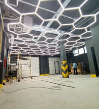 Hexagon Lighting 3 Grid Design